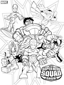 DC Superhero coloring page 5 - Free printable