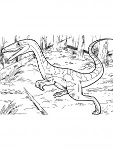 Dinosaur coloring page 4 - Free printable