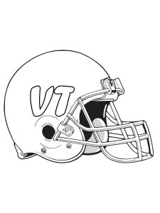 Football Helmet coloring page 25 - Free printable