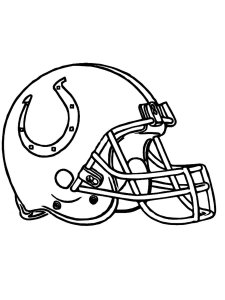 Football Helmet coloring page 26 - Free printable