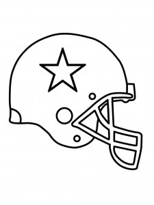 Football Helmet coloring page 28 - Free printable