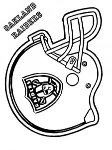 Football Helmet coloring page 10 - Free printable
