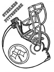 Football Helmet coloring page 14 - Free printable