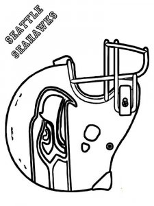 Football Helmet coloring page 17 - Free printable