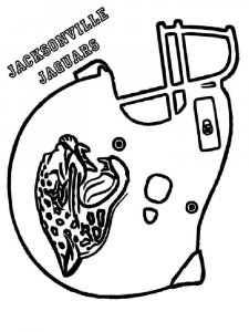 Football Helmet coloring page 7 - Free printable