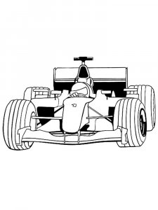 Formula One coloring page 29 - Free printable