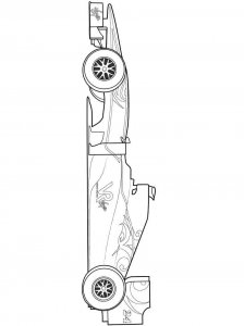 Formula One coloring page 30 - Free printable