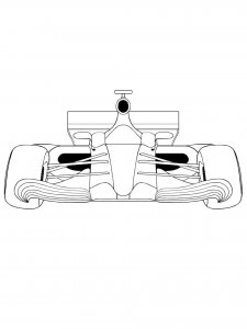 Formula One coloring page 31 - Free printable