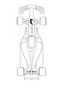 Formula One coloring page 12 - Free printable