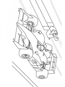 Formula One coloring page 15 - Free printable