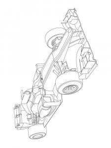 Formula One coloring page 22 - Free printable