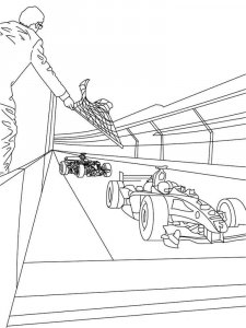 Formula One coloring page 23 - Free printable