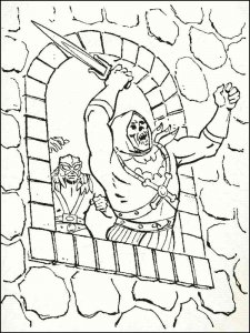 He-Man coloring page 14 - Free printable