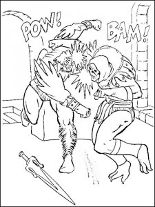 He-Man coloring page 15 - Free printable