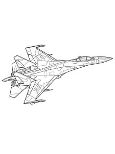 Jet coloring page 29 - Free printable