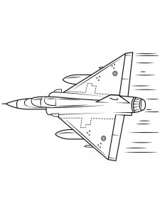Jet coloring page 36 - Free printable