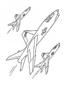 Jet coloring page 10 - Free printable