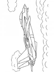Jet coloring page 11 - Free printable