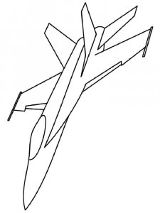 Jet coloring page 21 - Free printable