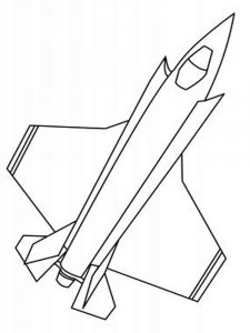 Jet coloring page 22 - Free printable