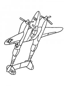 Jet coloring page 25 - Free printable