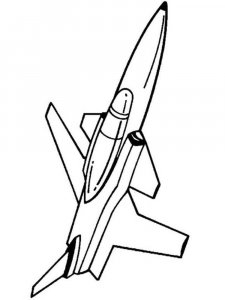 Jet coloring page 27 - Free printable
