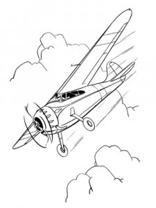 Jet coloring page 3 - Free printable