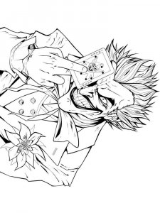 Joker coloring page 1 - Free printable