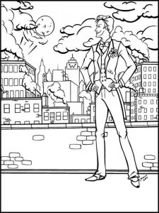 Joker coloring page 12 - Free printable