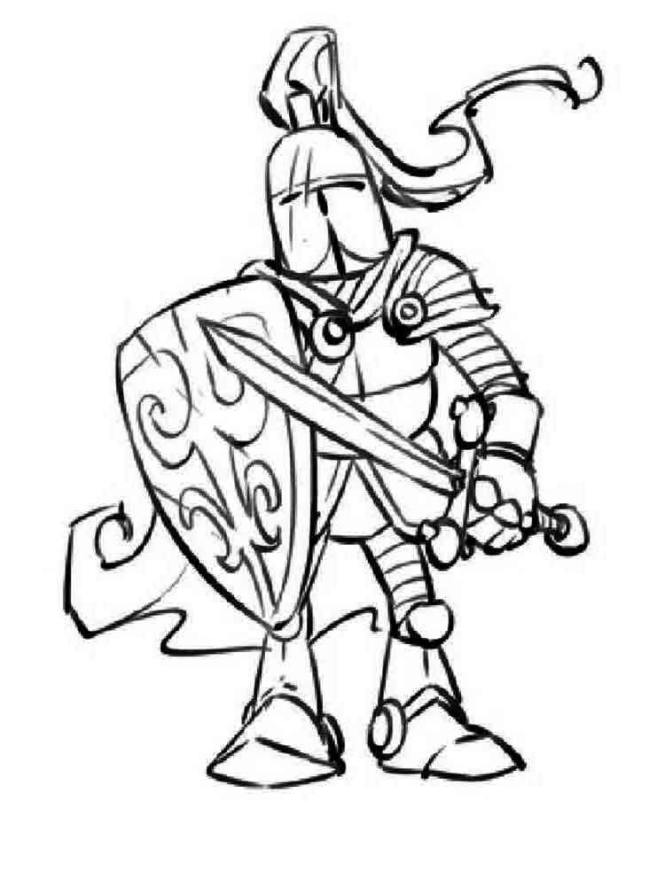 Knights coloring pages. Download and print knights ...