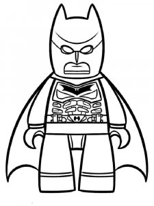 Lego Batman coloring page 1 - Free printable