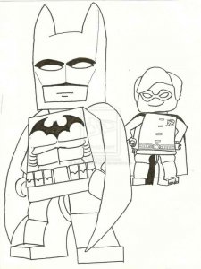 Lego Batman coloring page 9 - Free printable