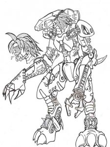 Lego Bionicle coloring page 11 - Free printable