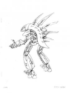 Lego Bionicle coloring page 14 - Free printable