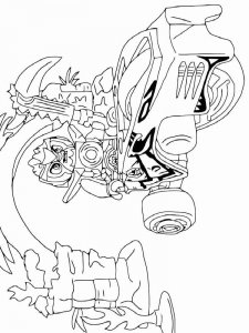 Lego Bionicle coloring page 2 - Free printable