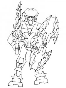 Lego Bionicle coloring page 4 - Free printable