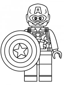 Lego Marvel coloring page 10 - Free printable
