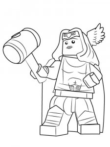 Lego Marvel coloring page 13 - Free printable