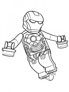 Lego Marvel coloring page 14 - Free printable
