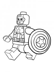 Lego Marvel coloring page 25 - Free printable