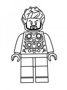 Lego Marvel coloring page 8 - Free printable