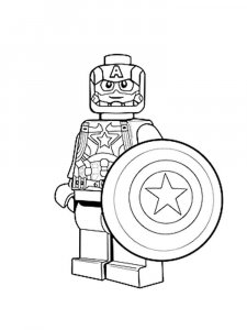 Lego Marvel coloring page 9 - Free printable
