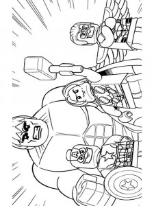 Lego Marvel coloring page 37 - Free printable