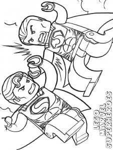 Lego Marvel coloring page 39 - Free printable