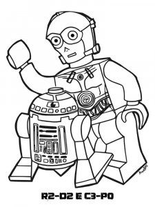 Lego Star Wars coloring page 32 - Free printable