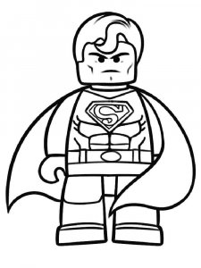 Lego Superman coloring page 5 - Free printable