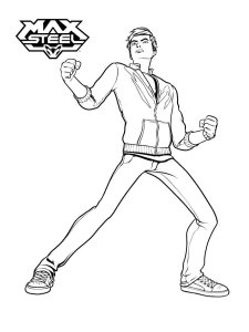 Max Steel coloring page 27 - Free printable