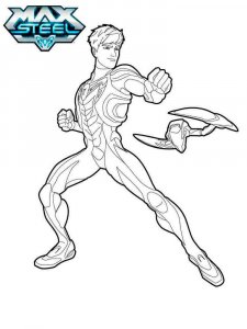 Max Steel coloring page 3 - Free printable