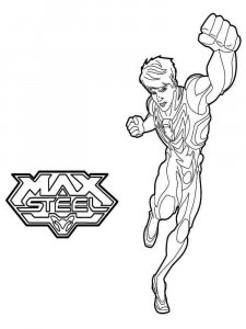 Max Steel coloring page 4 - Free printable