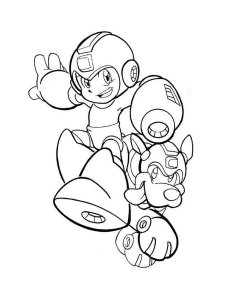 Mega Man coloring page 24 - Free printable
